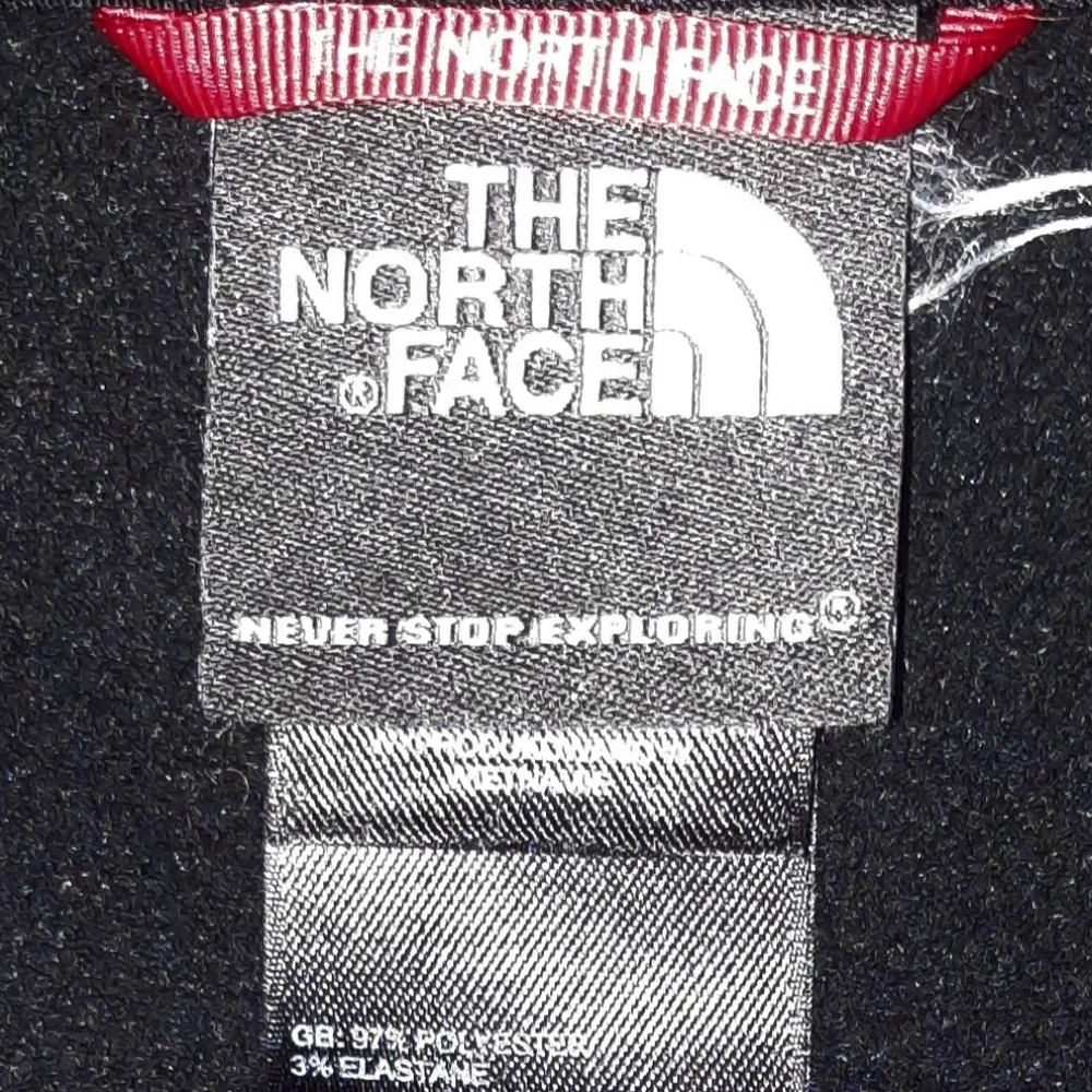 The North Face Denali Men's Fleece Jacket Black/Gray, Size Large, Full Zip